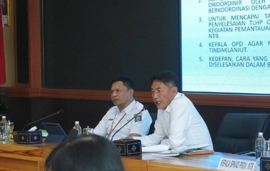 Rapat Tindak Lanjut Laporan Hasil Pemeriksaan (LHP) BPK Perwakilan Provinsi NTB